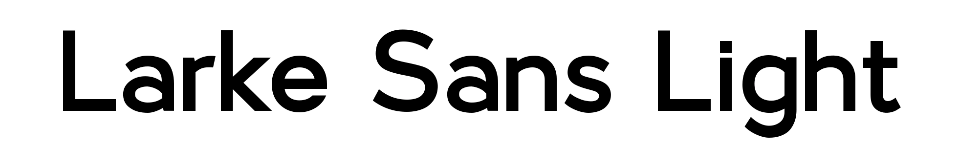 Larke Sans Light
